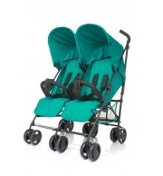 Otroški voziček za dvojčke 4baby Twin turquoise
